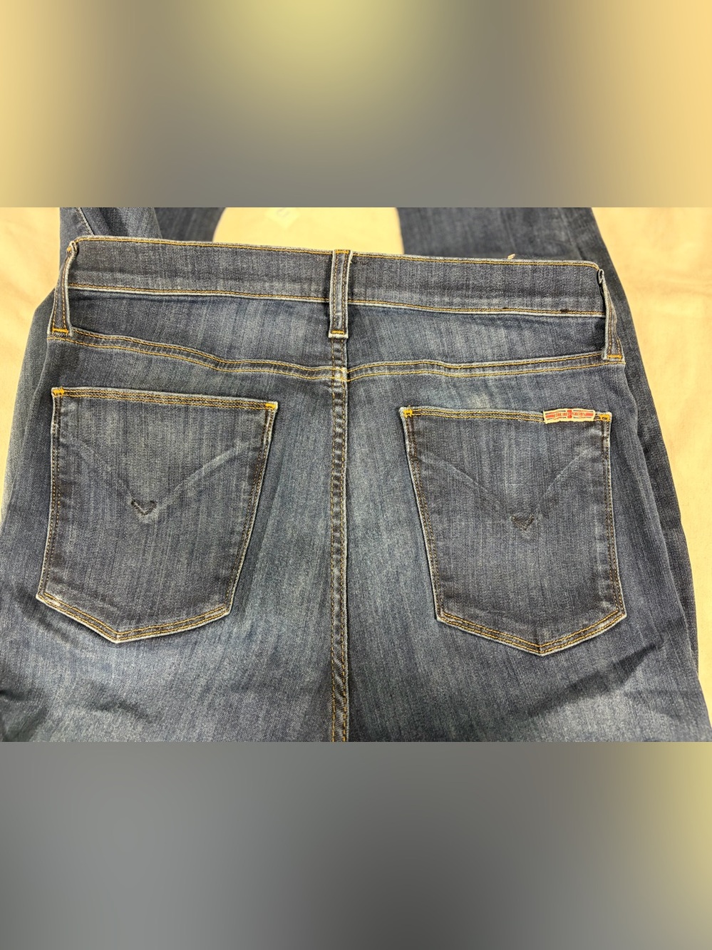 Hudson Jeans Women’s Dark Blue High Rise Skinny Jeans - Picture 5 of 7